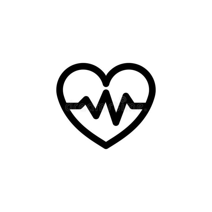 heart rate icon stock vector illustration of beat, clinic 175128244